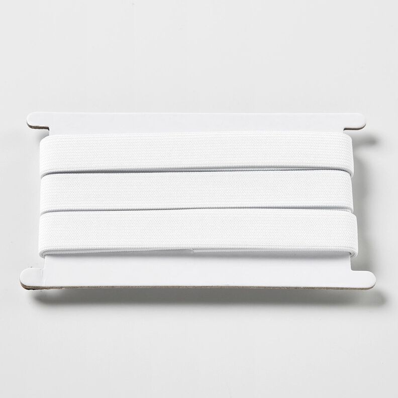 Sile&auml; kuminen nauha [3 m | 20 mm] &ndash; valkoinen,  image number 1