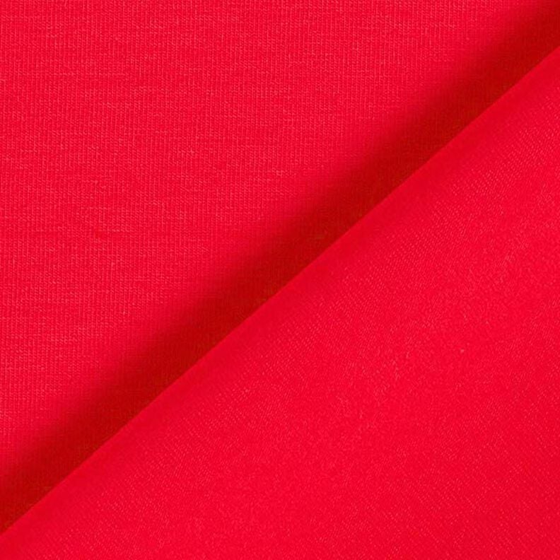 Puuvillajersey Medium Yksivärinen – punainen,  image number 5