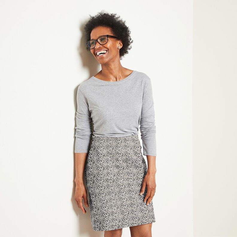 Vakosametti Leopardikuvio – hiekka/mustanruskea,  image number 5