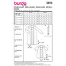 Plus-Size Pukeutua / Pusero 5818 | Burda | 44-54,  thumbnail number 9