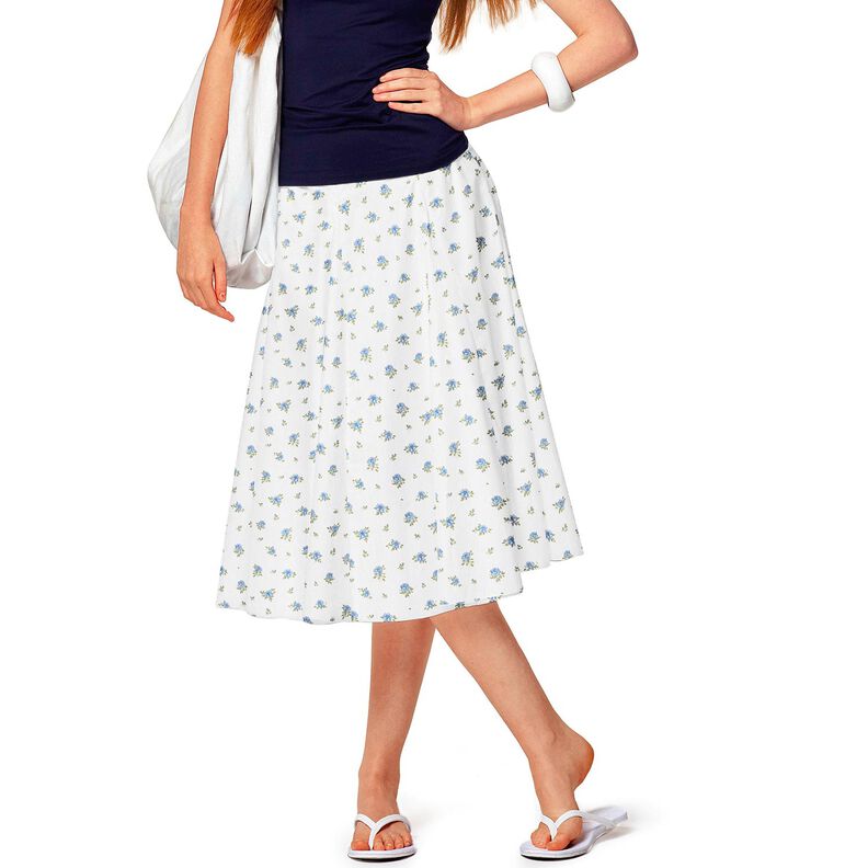 Puuvillapopliini Herkät ruusut – vaaleansininen/valkoinen,  image number 7