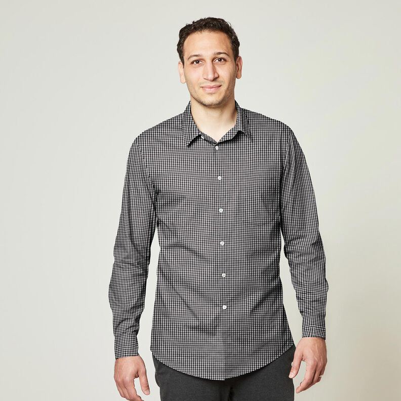 Paitakangas Pieni ruutu &ndash; musta/valkoinen,  image number 6