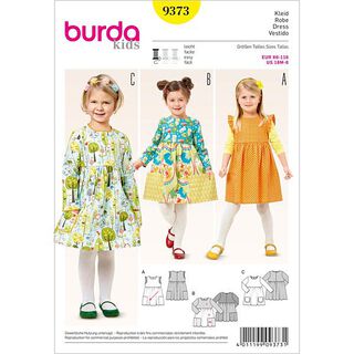 Tytön mekko, Burda 9373, 