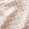 Seersucker Iso vichy-ruutu – valkoinen/vaalea vanharoosa,  thumbnail number 2