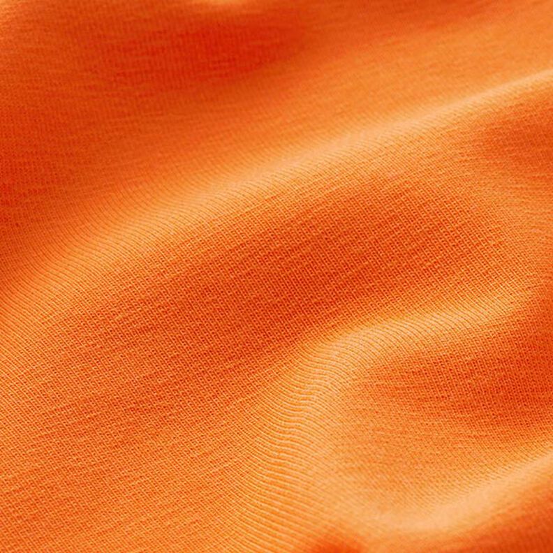 Puuvillajersey Medium Yksivärinen – oranssi,  image number 4