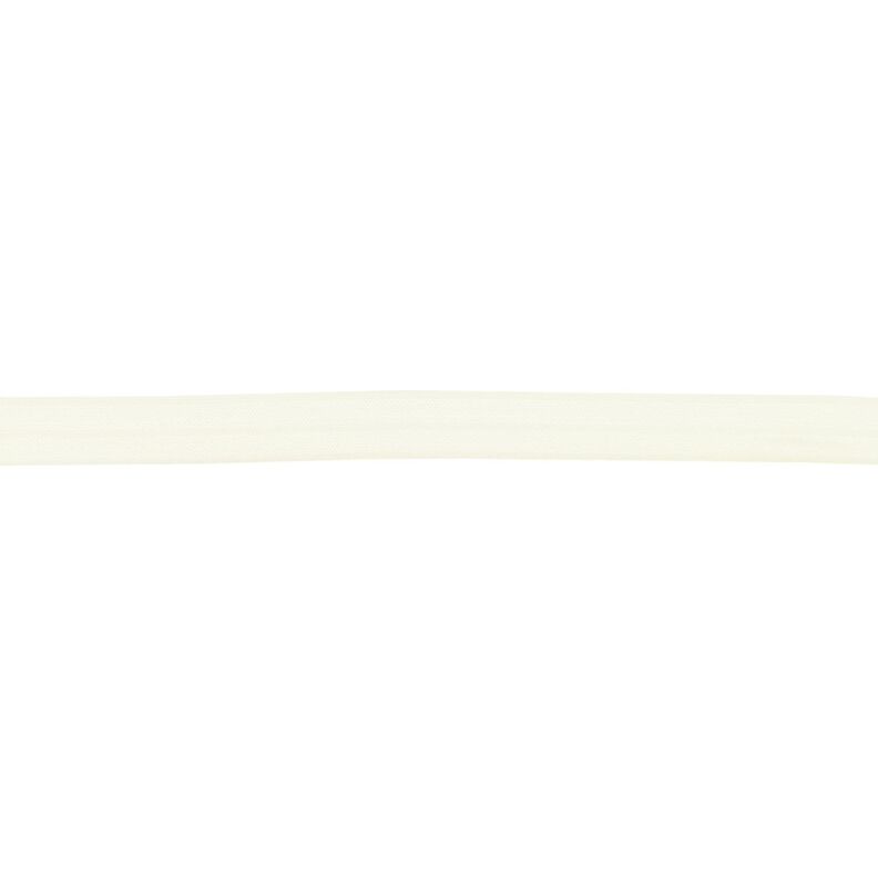 Joustava kanttausnauha  kiiltävä [15 mm] – villanvalkoinen,  image number 1