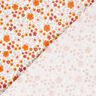 Musliini-/kaksikerroksinen kangas Kukkaketo – norsunluu/persikanoranssi,  thumbnail number 4