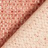 Verhoilukangas värikäs boucléjäljitelmä – vanharoosa/kerma,  thumbnail number 3