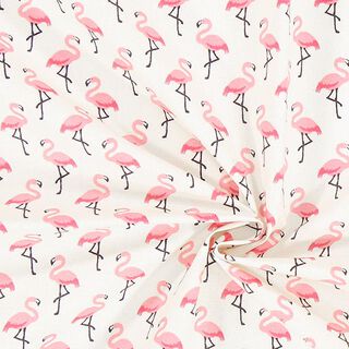 Pinnoitettu puuvilla Flamingo, 
