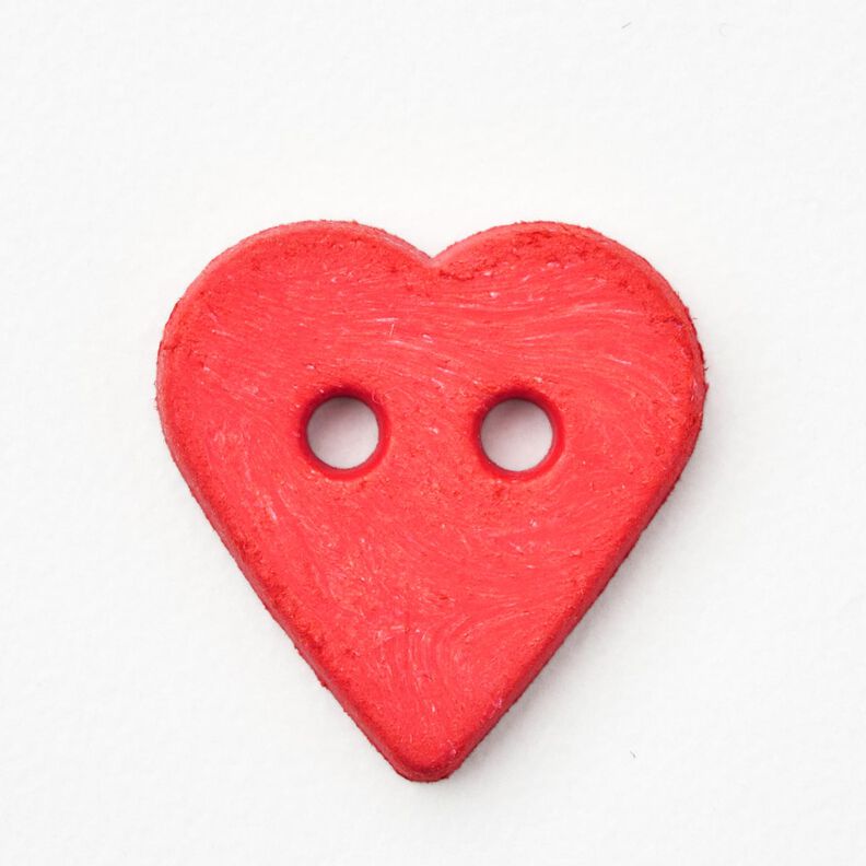 Sydämenmuotoinen nappi [Ø 15 mm] – chili,  image number 1