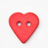 Sydämenmuotoinen nappi [Ø 15 mm] – chili,  thumbnail number 1