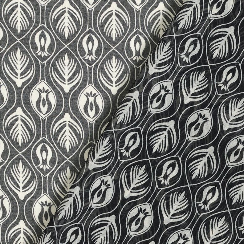 Sifonki Ornamentit &ndash; valkoinen/musta,  image number 4