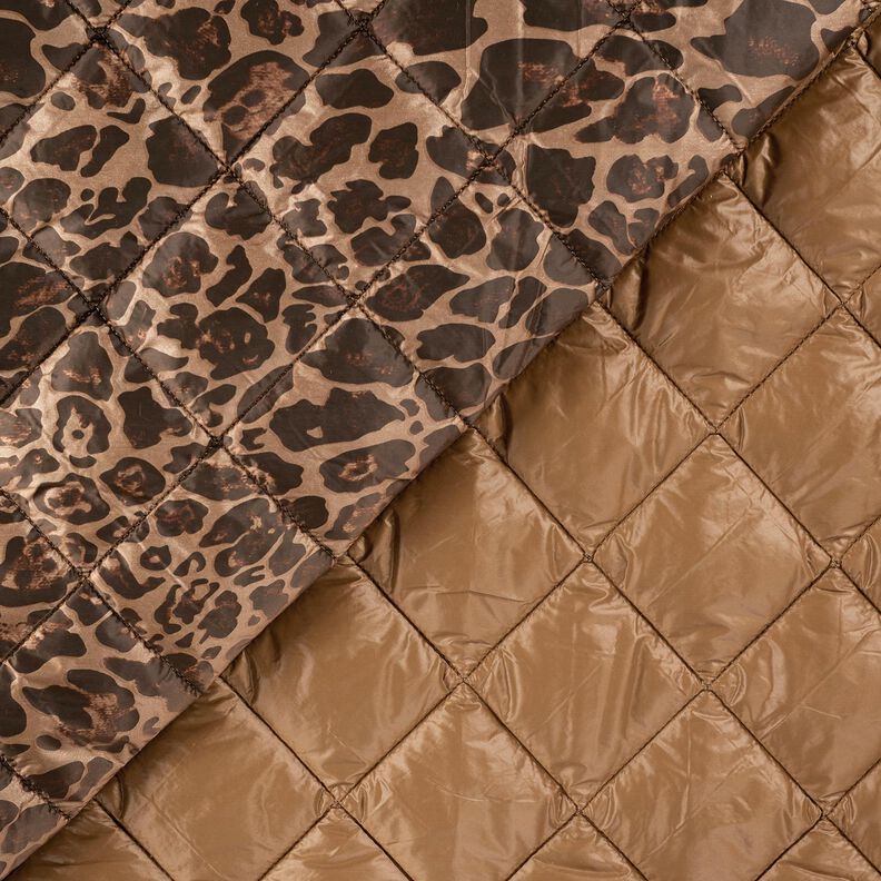 Tikkikangas Vinoneliöt ja leo – mocca/tummanruskea,  image number 3