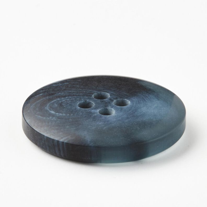 4-reikäinen pyöreä nappi [Ø 25 mm] – farkunsininen,  image number 3