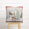 Koristepaneeli Gobeliini Lumiukko – karmiininpunainen/vaalea beige,  thumbnail number 6