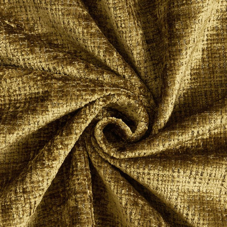 Verhoilukangas Chenille Yksivärinen – oliivi,  image number 1