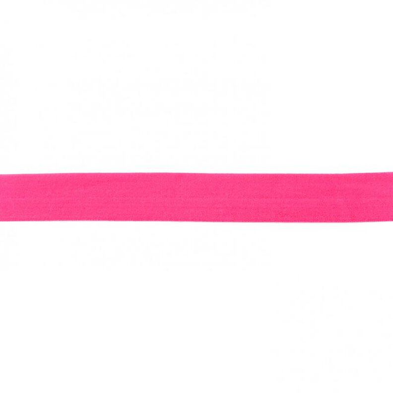 Joustava kanttausnauha  matta [20 mm] – voimakas vaaleanpunainen,  image number 1