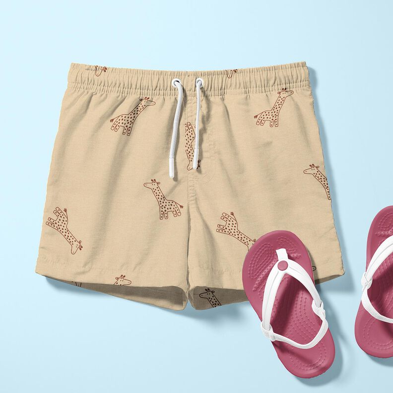 Puuvillajersey Kirahvit – manteli,  image number 6