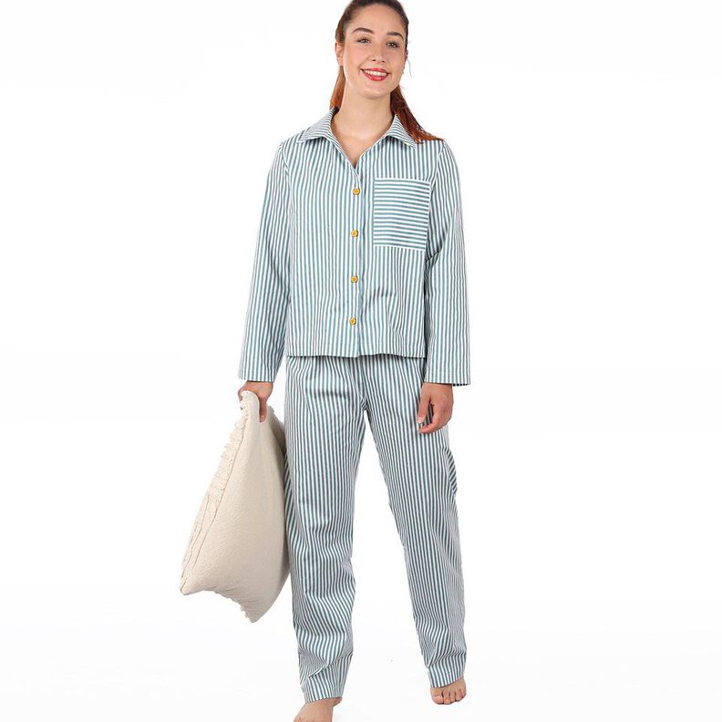 FRAU HILDA Pyjama, lyhyt ja pitkä versio | Studio Schnittreif | XS-XXL,  image number 4