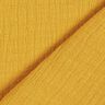Bambu Musliini-/kaksikerroksinen kangas Rakenne – currynkeltainen,  thumbnail number 4