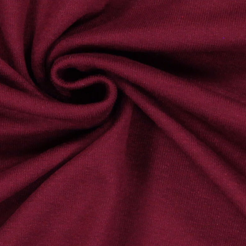 Viskoosijersey Medium – bordeauxin punainen,  image number 2
