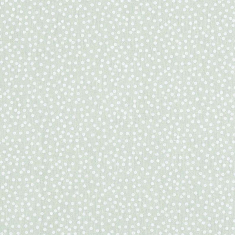 Puuvillakangas Kretonki Epäsäännölliset pilkut – pastellinvihreä,  image number 1