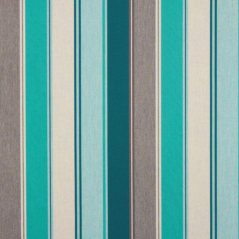 Ulkokankaat Canvas Sekaraidat – sinikuusi/greige,  image number 1