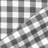 Puuvillakangas Vichy-Check 1 cm – helmenharmaa/valkoinen,  thumbnail number 3
