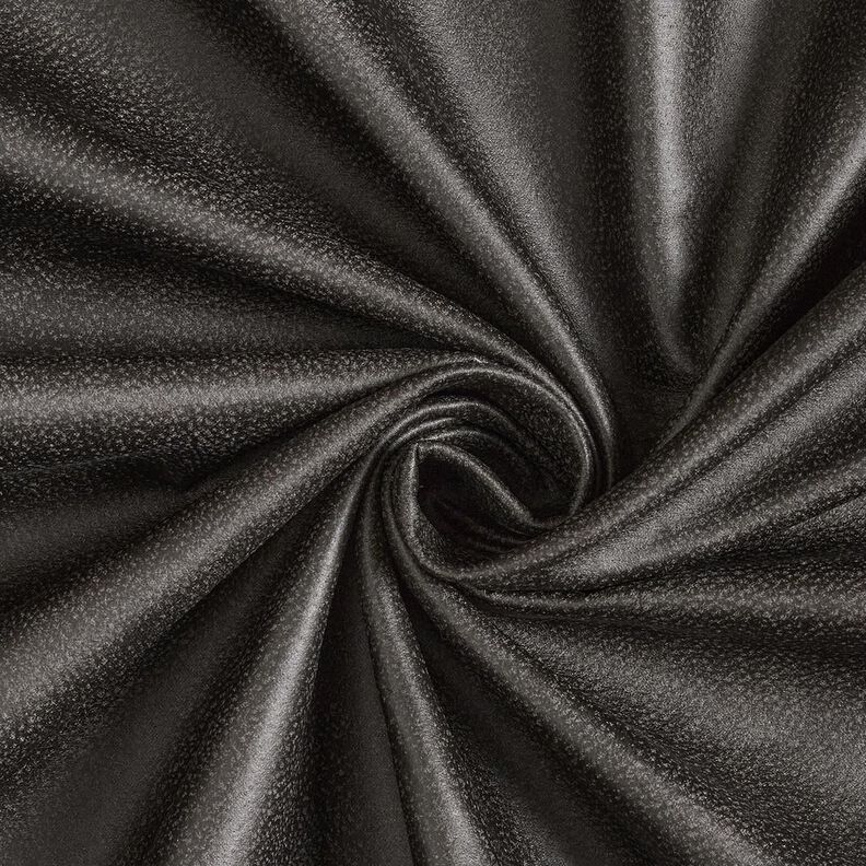 Verhoilukangas Nahkatyyli painettu &ndash; musta,  image number 1