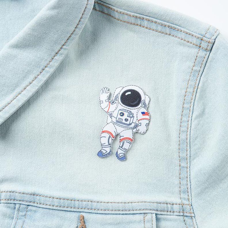 Kangasmerkki Astronautti [4 x 6,5 cm],  image number 1
