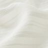 Kevyt paitapuserokangas Läpikuultavat raidat – valkoinen,  thumbnail number 2
