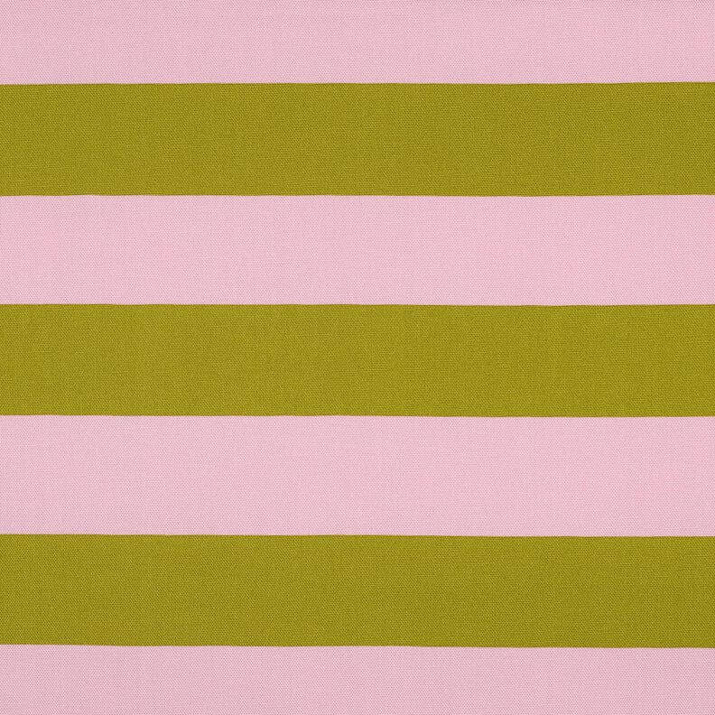 Sisustuskangas Canvas Iloiset raidat &ndash; roosa/sammaleenvihre&auml;,  image number 1