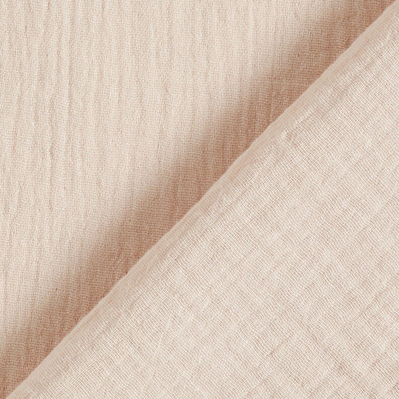 Musliini-/kaksikerroksinen kangas – vaalea beige,  image number 4