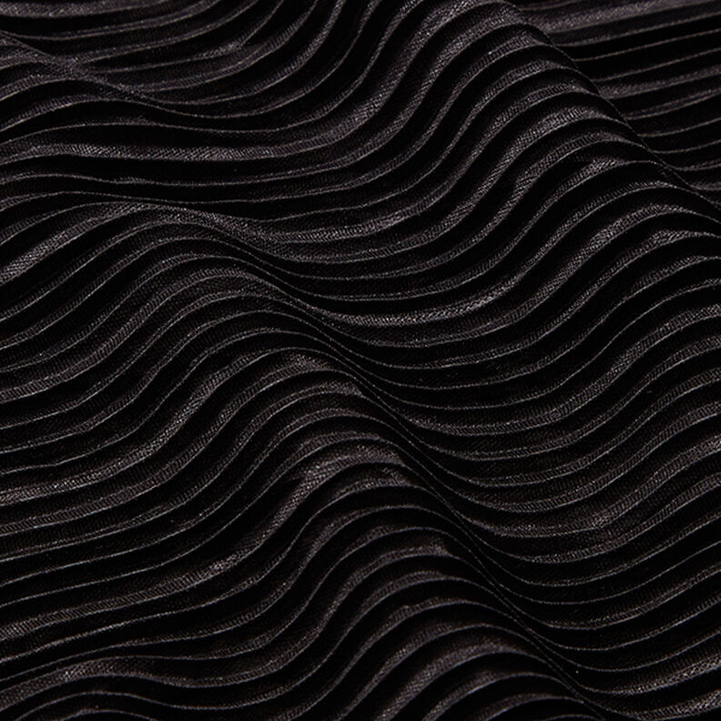 Jerseyplisee – musta,  image number 2