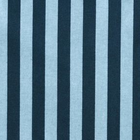 Puuvillaflanelli Blokkiraidat &ndash; indigo/vaaleansininen, 