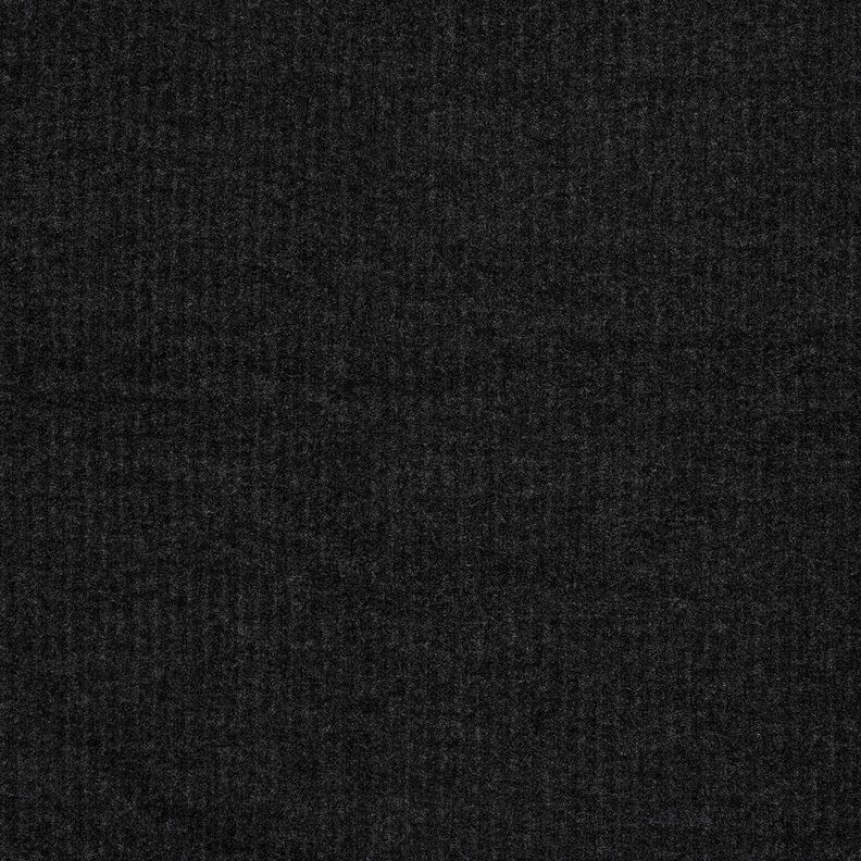 Superpehmeä ribbineulos, yksivärinen – musta,  image number 1