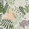 Puuvillakangas Kretonki Abstraktit viidakon kasvit – valkoinen/vihreä,  thumbnail number 6