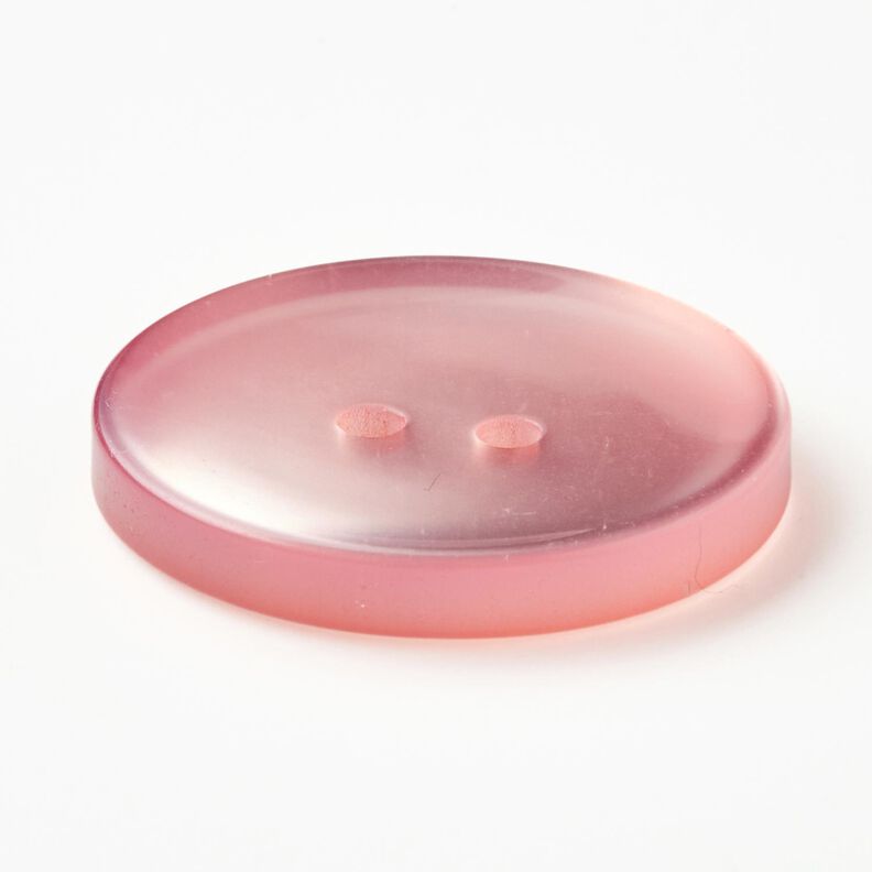 2-reikäinen kiiltävä nappi [Ø 25 mm] – roosa,  image number 2