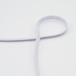 Litteä nyöri Huppari Lurex [8 mm] – valkoinen/syreeni, 