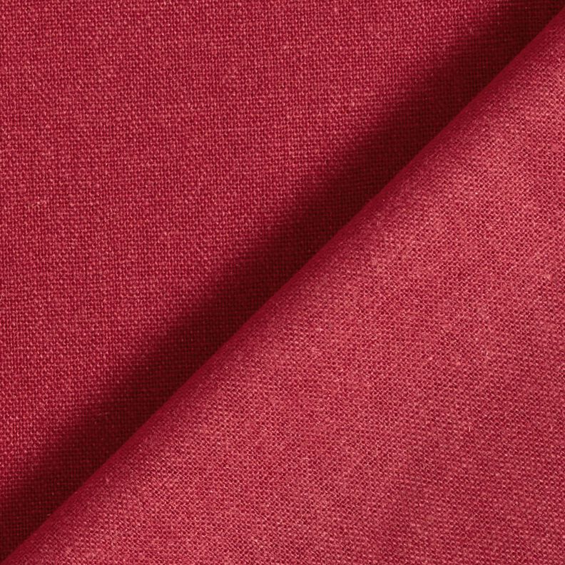 Täyspellava raskas Yksivärinen – tummanpunainen,  image number 3