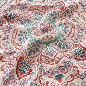 Koristepaneeli Gobeliini Suuri mandala &ndash; pastellivioletti/vaalea beige, 