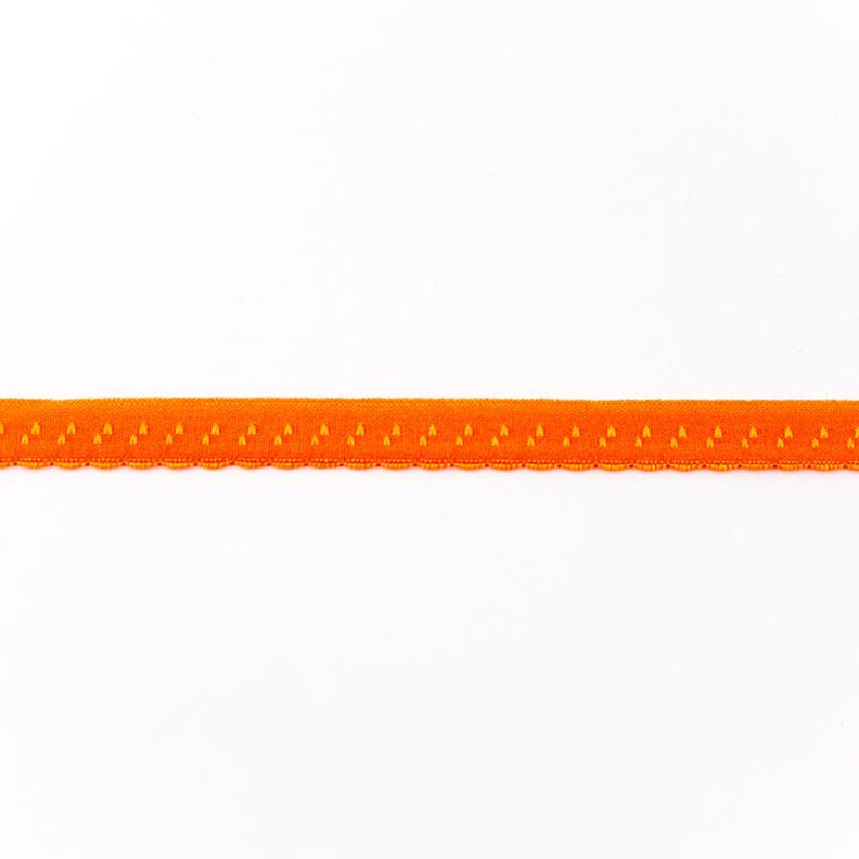 Joustava kanttausnauha Pitsi [12 mm] – oranssi,  image number 1