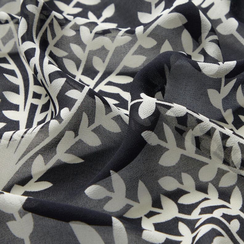 Sifonki Suuret oksat &ndash; musta/valkoinen,  image number 2