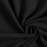 Minivohvelijersey Puuvilla Yksivärinen – musta,  thumbnail number 1
