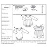 Vauvan mekko | body, Burda 9347 | 62 - 92,  thumbnail number 8