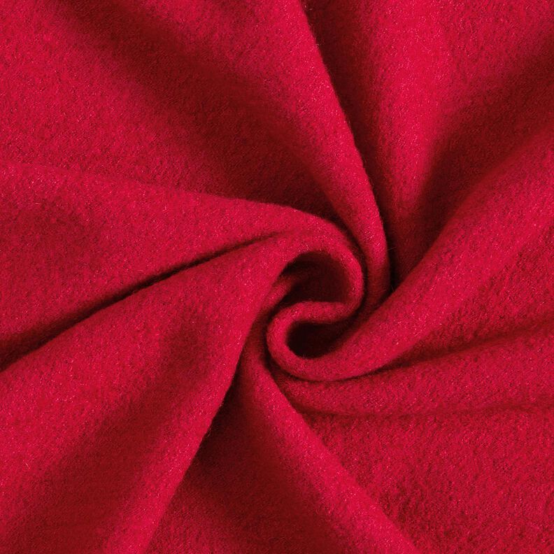 Kevyt viskoosi-villasekoite Neulekangas – karmiininpunainen,  image number 1