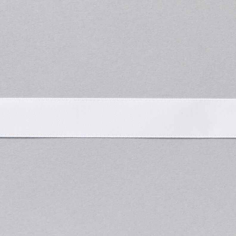 Satiininauha [15 mm] – valkoinen,  image number 1