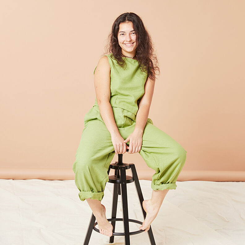 Pellavakangas Ramisekoite Medium &ndash; vaalea ruskeanharmaa,  image number 7