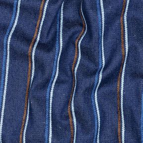 Farkku Kudotut raidat | Poppy Fabrics &ndash; indigo, 
