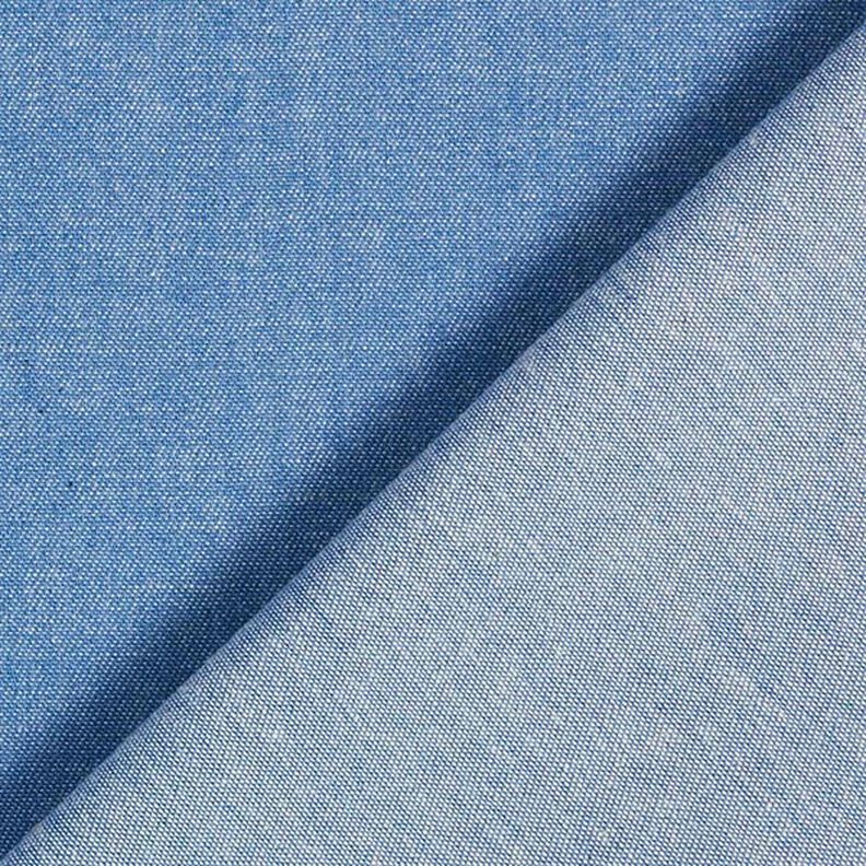 Puuvillainen chambray Farkkutyyli – sininen,  image number 3